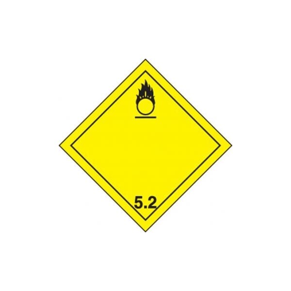 Accuform TDG PLACARD CLASS 5 273MM X 273MM TCP522FV1 TCP522FV1 - main